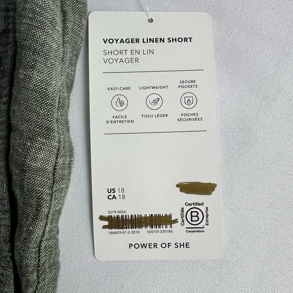 Athleta Voyager Linen Shorts - Picture 5 of 16